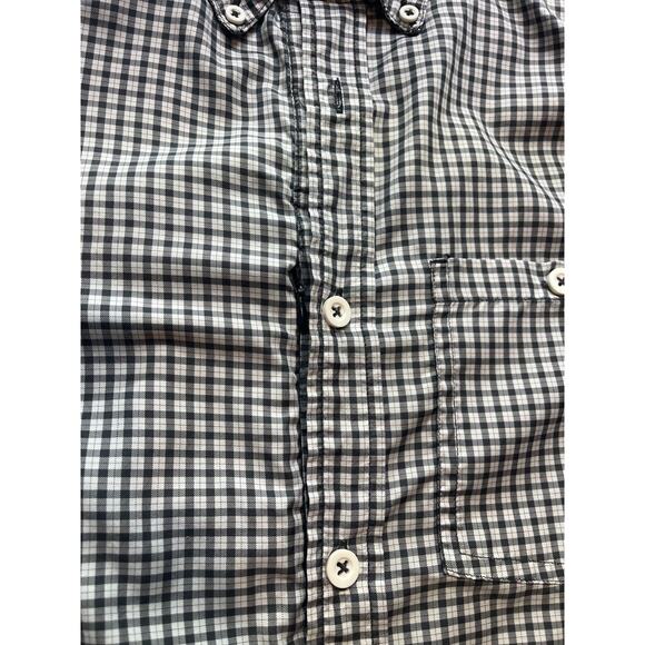 Mountain Khakis Mens M‎ Black Check Short Sleeve Shirt Hiking Outdoors - Picture 3 of 6